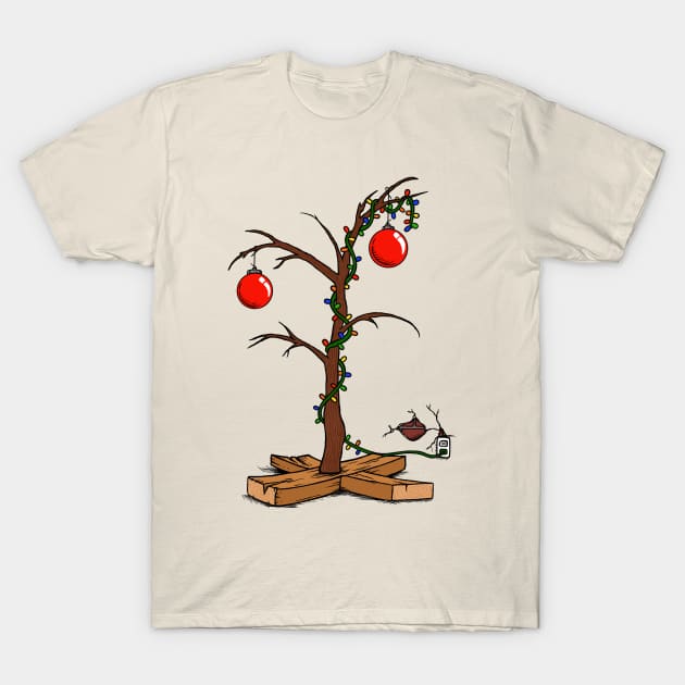 Christmas Tree T-Shirt by TommyVision